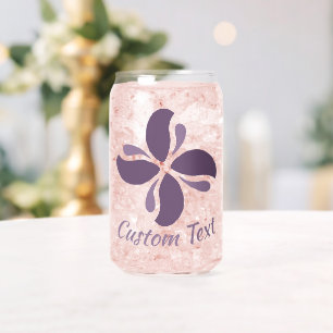 Vintage Zen Echo Lilac Kiss Can Glass
