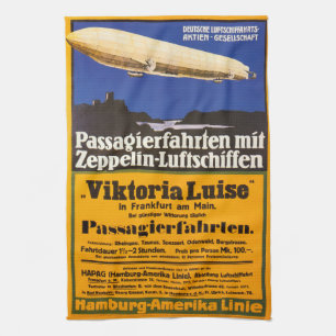 Vintage Zeppelin Viktoria Luise Tea Towel