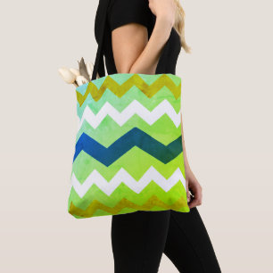 Vintage Zigzag Tote Bag
