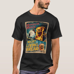 Vintage Zombie Horror Movie Poster Night of The Li T-Shirt