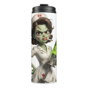 Vintage Zombie Nurse Neurotoxin Travel Mug