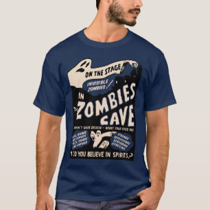Vintage Zombie's Cave Spook Show T-Shirt