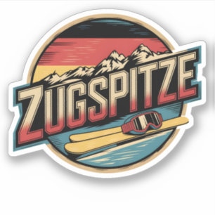 Vintage Zugspitze bavarian outdoor nature gifts