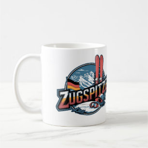 Vintage Zugspitze bavarian outdoor nature gifts Coffee Mug
