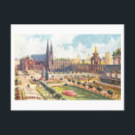 Vintage Zwinger in Dresden, Germany Postcard<br><div class="desc">This postcard is a reproduction of a vintage travel postcard showing the Zwinger in Dresden,  Germany.</div>