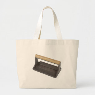 VintageBaconPress032112.png Large Tote Bag