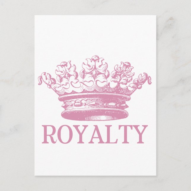 Vintagec Crown - Royalty Postcard (Front)