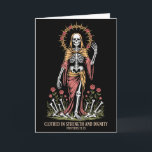 Vintagecore Gothic Skeleton Proverbs 31_25 Strengt Card<br><div class="desc">Vintagecore Gothic Skeleton Proverbs 31_25 Strength Dignity</div>