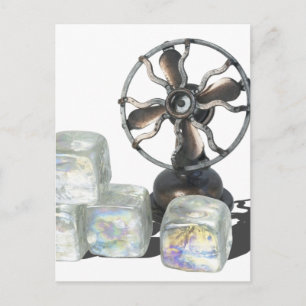 VintageFanAndIce083114 copy Postcard