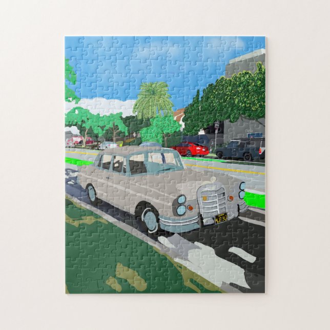 VintageMercedes Jigsaw Puzzle (Vertical)