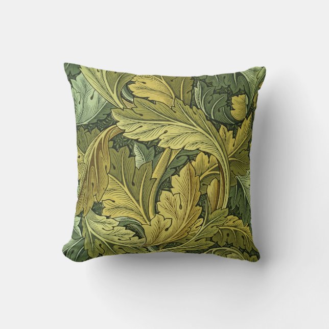 VintageNouveau Acanthus Leaf Pillow (Front)