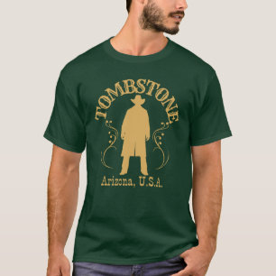 VintageStyle Tombstone Arizona Tough Cowboy T-Shirt