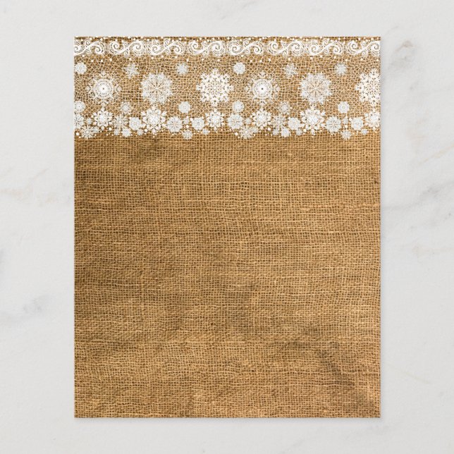 Vinter Holidays Christmas personalised flyer (Front)