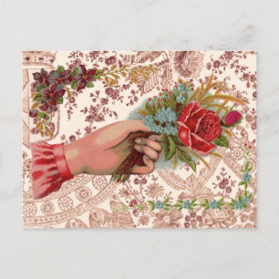 Vintge Bouquet Postcard