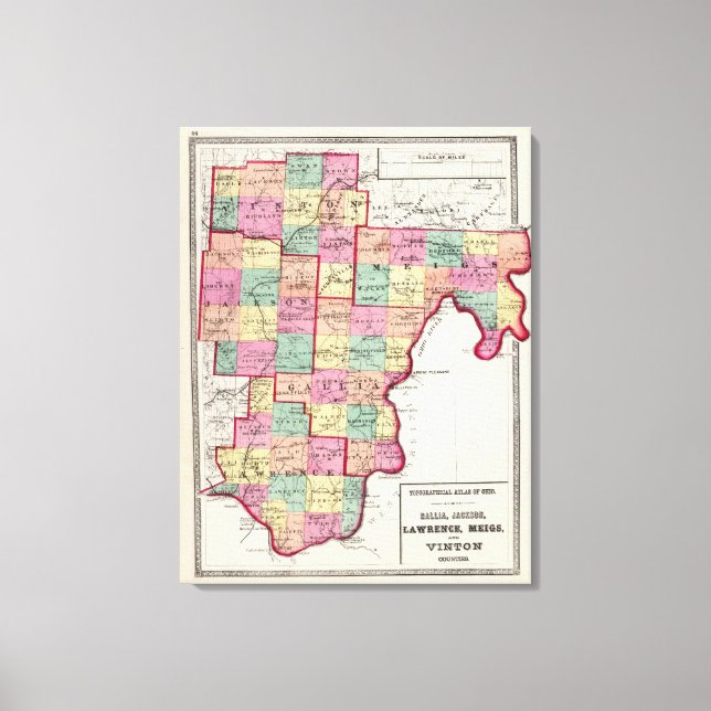 Vinton Counties Canvas Print (Front)