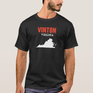 Vinton Virginia USA State America Travel Virginian T-Shirt