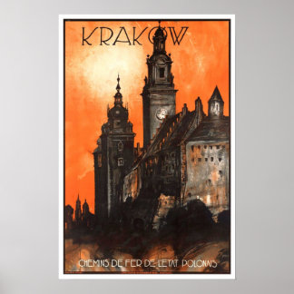 Vinttravel, Krakow Poster