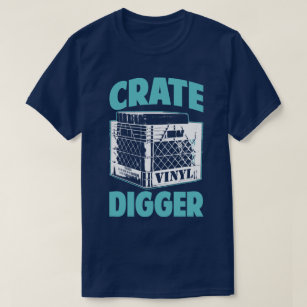 Vinyl Addict Junkie Crate Digger DJ Humour T-Shirt