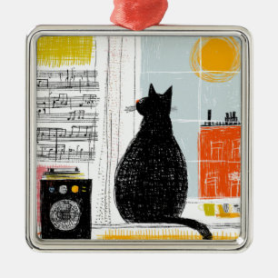 Vinyl Black Cat High Rise Live Set Metal Tree Decoration
