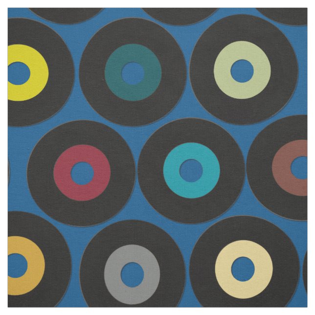 VINYL blue Fabric (Swatch)