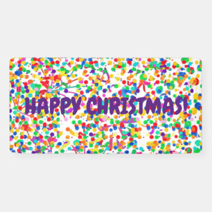 Vinyl Christmas Banner 