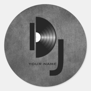 Vinyl DJ Sticker