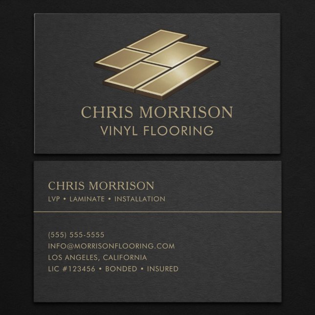 Vinyl Flooring Professional Business Card (Creator Uploaded)