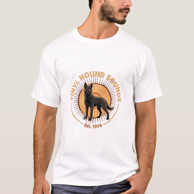 Vinyl Hound Sounds T-Shirt (Front)