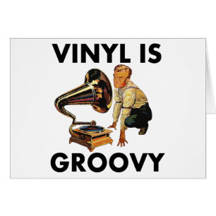Vinyl Is Groovy Record Collector Humour Funny Pun