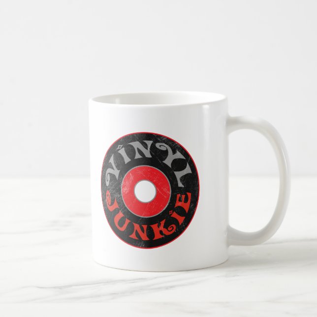 Vinyl Junkie Coffee Mug (Right)