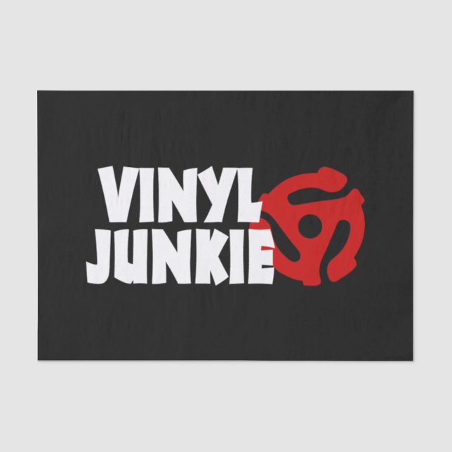 Vinyl Junkie Tissue Paper (Front)