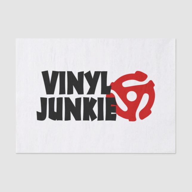 Vinyl Junkie Tissue Paper (Front)