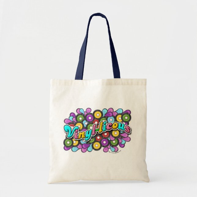 Vinyl-Licious Tote Bag (Front)
