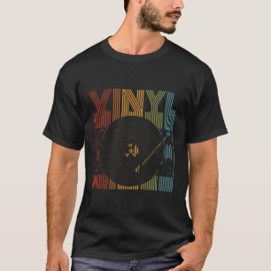 Vinyl Lp Records Disc T-Shirt