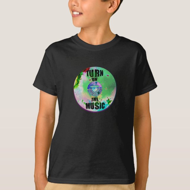 Vinyl  Music T-Shirt (Front)