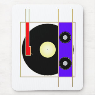 Vinyl Player Mouse Pad