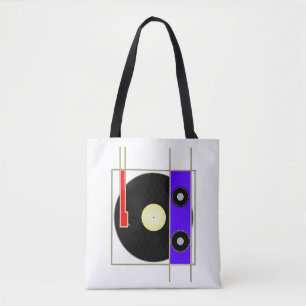 Vinyl Player Tote Bag