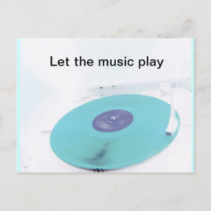 Vinyl Post Postcard