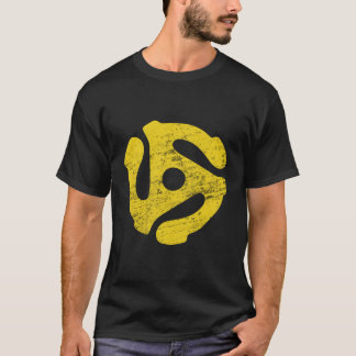 Vinyl Record 45 Rpm Spindle Adapter Hoodie T-Shirt