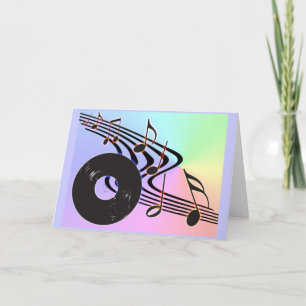 Vinyl Record and Notes Card