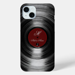 vinyl record iPhone 15 mini case