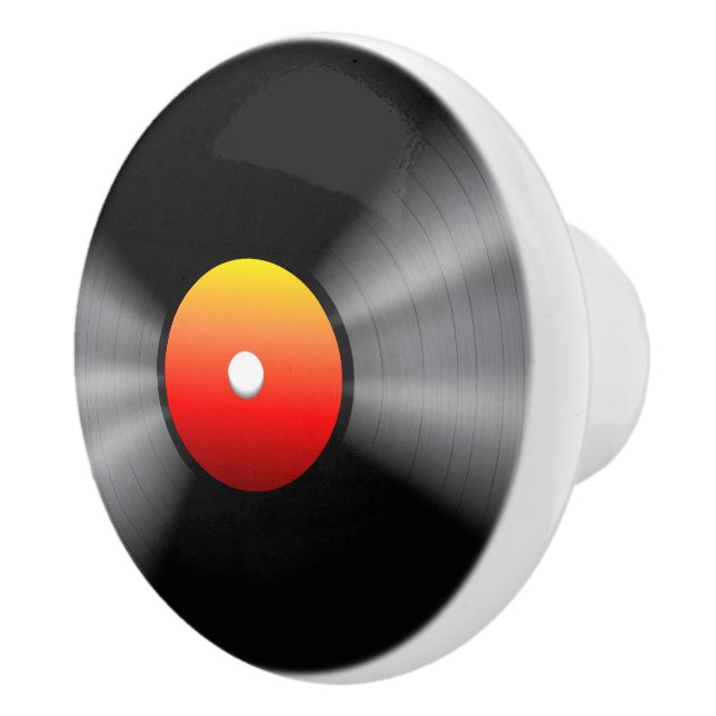 Vinyl Record Ceramic Knob (Right)
