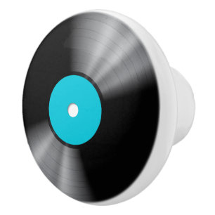 Vinyl Record Ceramic Knob