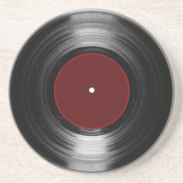vinyl record coaster (Front)
