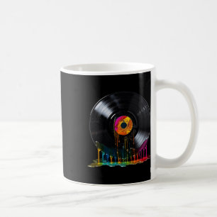 Vinyl Record Colourful Retro Vintage Vinyl Record Coffee Mug