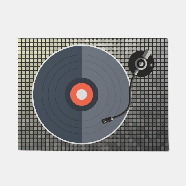 Vinyl Record Doormat (Front)