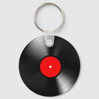 "Vinyl Record" gifts and products Key Ring
