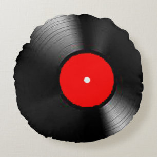 "Vinyl Record" gifts and products Round Cushion