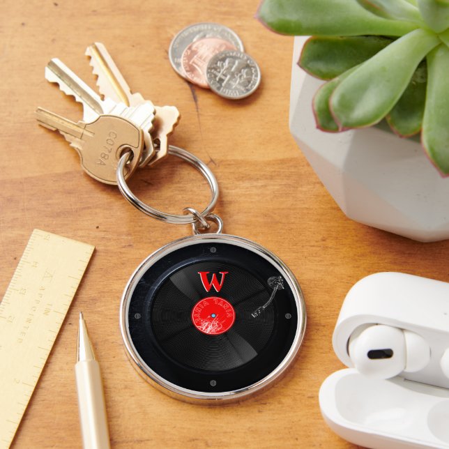 Vinyl Record Key Ring (Desk)