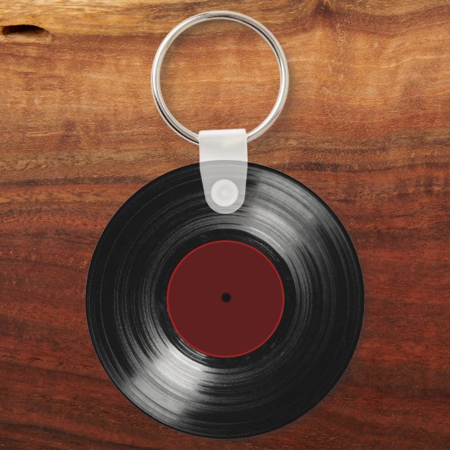 vinyl record key ring (Front)